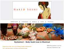 Tablet Screenshot of naked-sushi.com